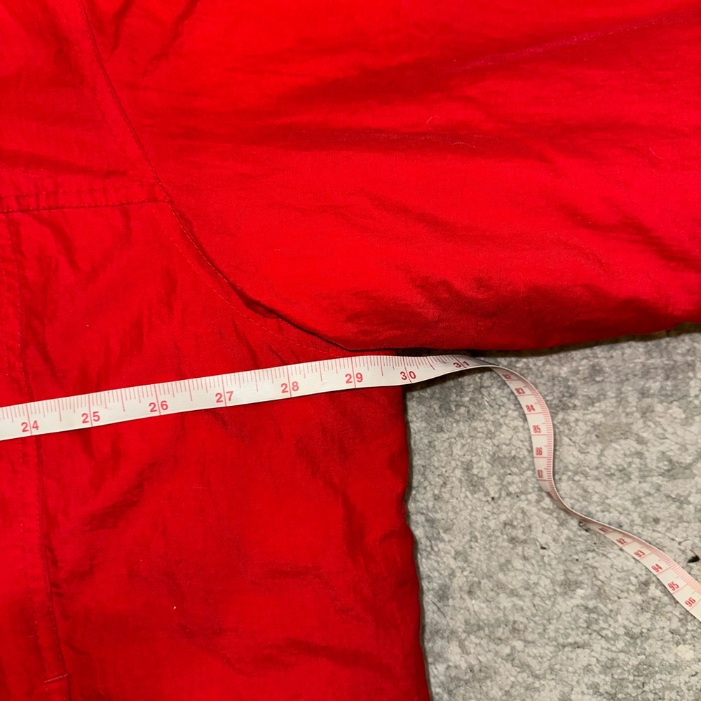 Red Hooded Puffer Jacket - Men's - Picture 12 of 13